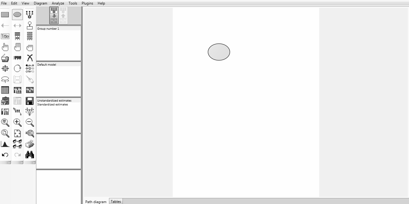 Gambar 2.3 Drawing Area Klik mouse sekali pada ikon hingga pointer mouse tampak berubah, lalu gerakkan pointer pada drawing area di sebelah kanan.