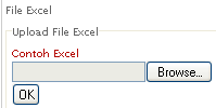 klik [ ]. Untuk mengambil format excel klik tools [ ].