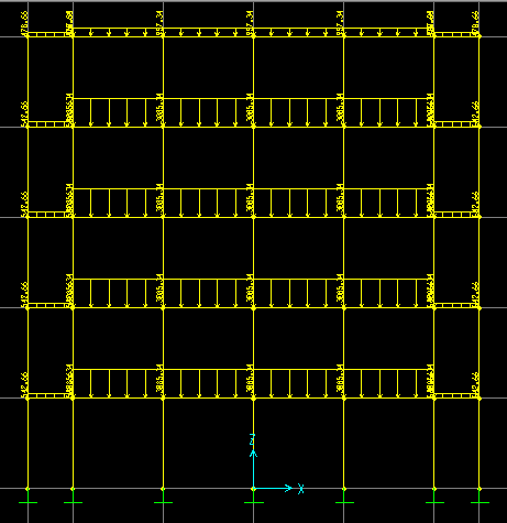 c. Portal tengah II (C1-7 = E1-7 =