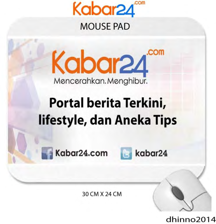 77 Gambar 4.9 Mousepad Kabar24.com 4.9 Mug Gelas Mug berfungsi sebagai aksesoris dan dibagikan kepada konsumen Kabar24.