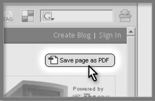 Gambar 8.4. Tekan link Save to PDF Feature for Your Blogs 4.