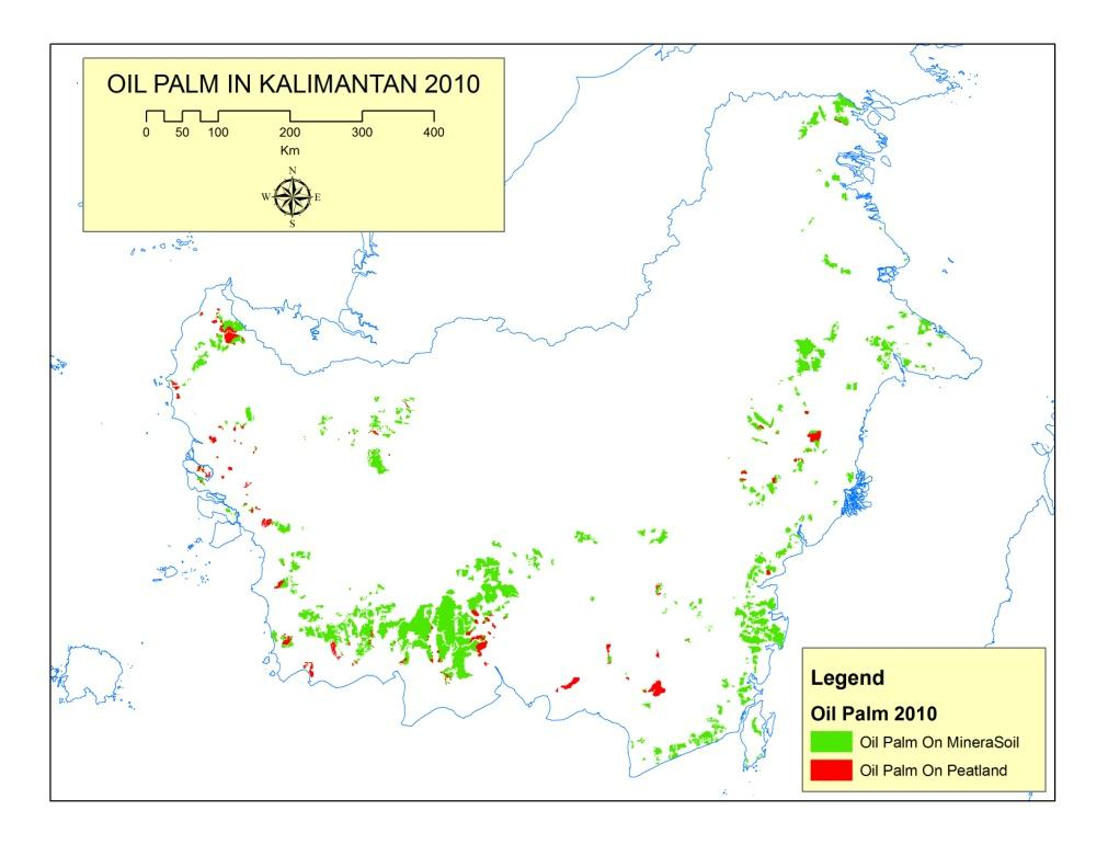1990-2010 Total Oil Palm : 1990