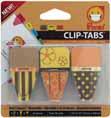 Paper clip bergaya Eropa, warna - warni, serta kertas tab buatan