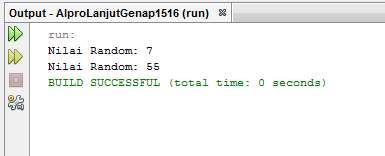 Contoh Generate Nilai Random int x = (int) (Math.random()*10); System.out.