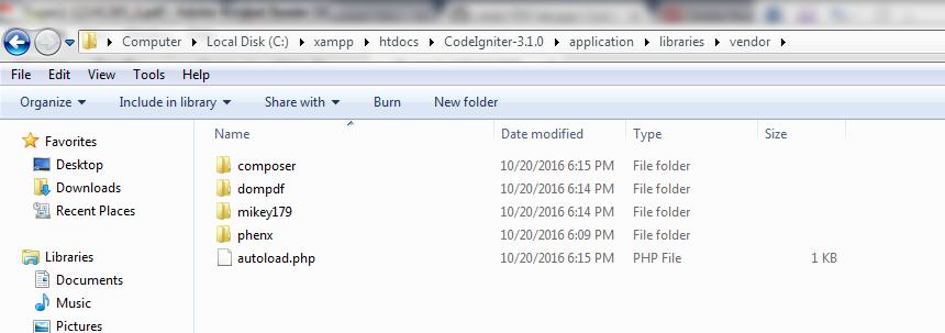 Jika Drompdf berhasil terpasang maka terdapat folder dompdf dalam folder vendor. B. GITHUB 1.