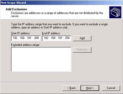 Instalasi DHCP Server - Exclusion range Lease duration page, anda bisa menyetel lamanya masa pinjam pakai IP address kepada clients.