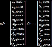 B287 Matrik persamaan (27) untuk lb dan ub, dimana n merupakan jumlah bus, sedangkan b merupakan jumlah pembangkit yang terdapat pada sistem. IV.