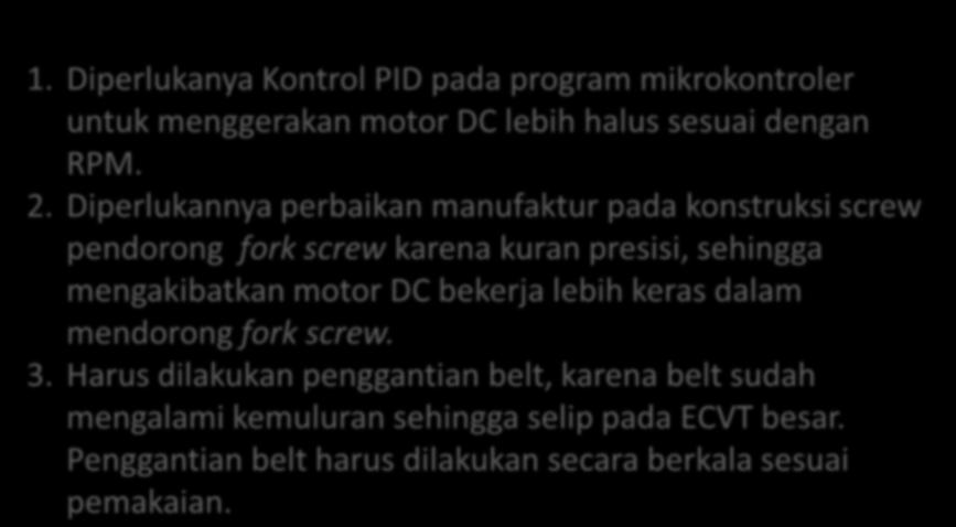 SARAN 1. Diperlukanya Kontrol PID pada program mikrokontroler untuk menggerakan motor DC lebih halus sesuai dengan RPM. 2.