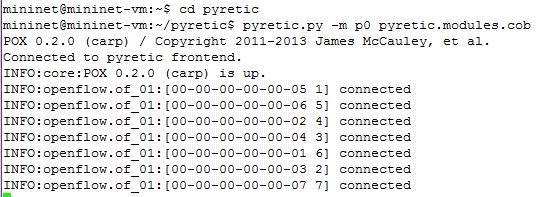 Jurnal Pengembangan Teknologi Informasi dan Ilmu Komputer 180 4. IMPLEMENTASI 4.1 Instalasi Pyretic Instalasi pyretic akan dipasang pada sebuah personal computer dengan sistem operasi linux ubuntu 14.
