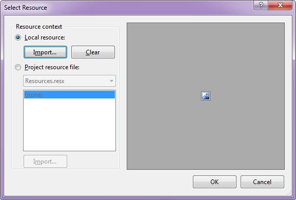 Klik option kemudian klik tombol muncul kotak dialog open file, untuk masing-masing Button cari file gambar,,, dan...gudlak!