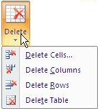 Untuk menambahkan baris atau kolom pada tabel adalah sebagai berikut : 1. Letakkan kursor pada kolom atau baris yang akan ditambahkan. 2. Klik ribbon Layout. 3.
