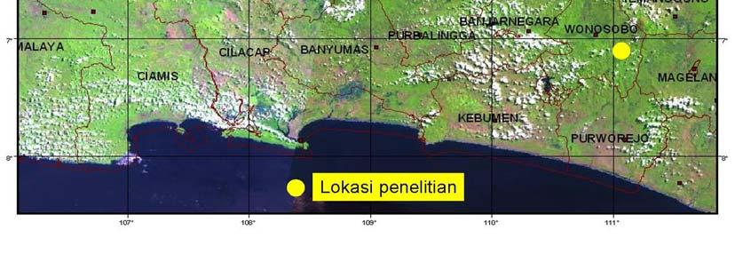 Dua lokasi tegakan hutan rakyat agroforestri yang terpisah dijadikan sebagai contoh kasus, masing-masing berada di Desa Pacekelan, Kecamatan Sapuran, Kabupaten Wonosobo, Propinsi Jawa Tengah (7 o 05