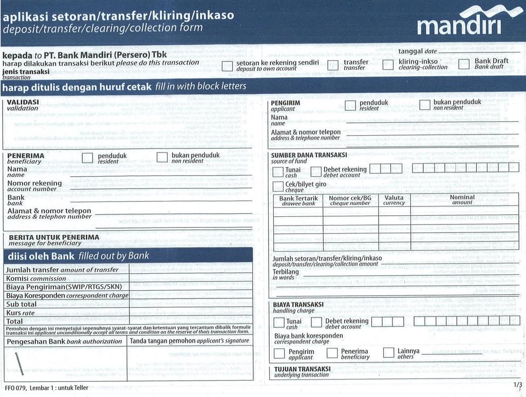 1 1 April 2017 2 BPR Kanti BANK MANDIRI 3 4 5 6 X Rp 1.
