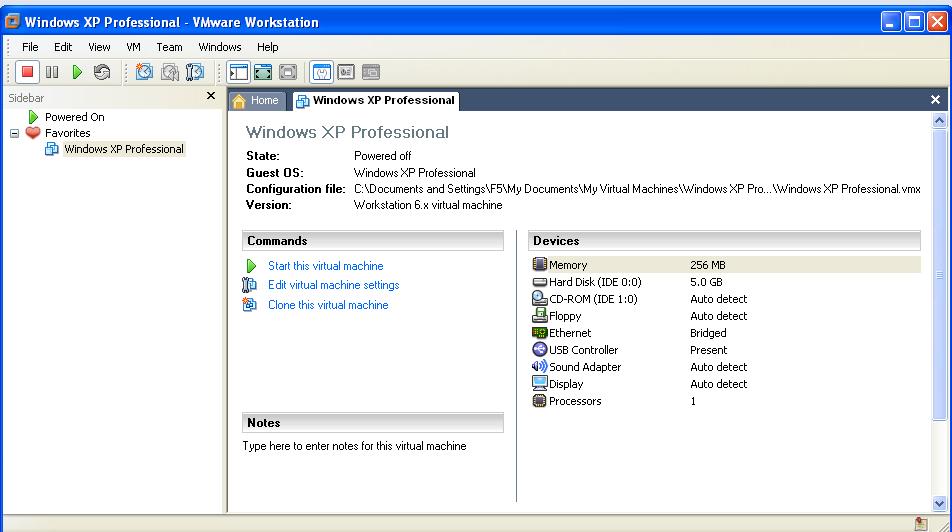 3. Instalasi MS Windows XP via VMware 1. Masukan cd master os xp kemudian klik START THIS VIRTUAL MACHINE 2.