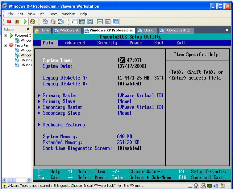 1. Cek spesifikasi computer melalui: a. Bios 1. Masuk ke menu bios dengan menekan F2 2.