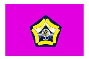 (16) Bendera Fakultas Kedokteran dan Ilmu Kesehatan Universitas Bengkulu berbentuk empat persegi panjang dengan ukuran lebar 2/3 (dua-pertiga) dari panjang berwarna dasar ungu dengan kode warna