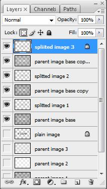 Pada splited image yang dibuat dari selain warna hitam dan putih, lakukan pencocokan warna jika warna masih tidak sesuai dengan hue and saturation tool.