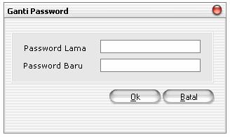 User: Rasiman di Perpustakaan Universitas Gambar-2: Menu Utama SIPUS 4. Ganti Password Menu Ganti Password dipergunakan untuk mengganti password operator.