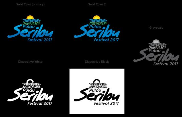 7: Aplikasi Warna Logo Festival Pulau Seribu.