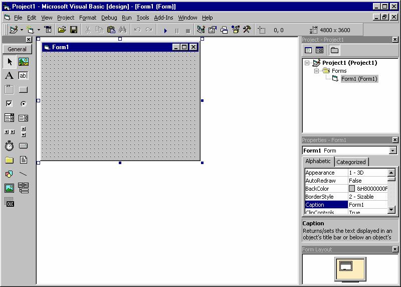5 client-server digunakan sistem operasi jaringan Microsoft Windows NT (Buku Pintar Penanganan Jaringan Komputer,2002,Hal:95). 2.3 Sekilas tentang visual basic Microsoft Visual Basic 6.