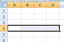 Memasukkan Data Excel Data excel dituliskan dengan mengetikkan langsung pada sebuah sel