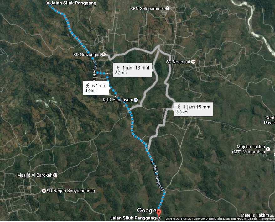 BAB III LANDASAN TEORI A. Existing Condition dan Lokasi Penelitian ini dilakukan dijalan Siluk Panggang,Kabupaten bantul yang berprovinsi daerah istimewa yogyakarta dengan panjang 4 km dan Lebar 5 m.