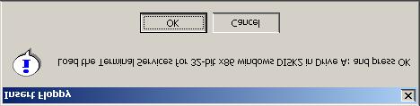 12, kemudian klik OK sehingga proses memformat disket tampil. Setelah itu akan tampil proses menyalin file pada disket yang kedua. Gambar 8.12 Masukan disket kedua 5.