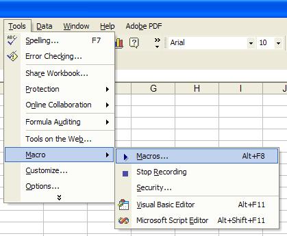 Ada 2 cara untuk menjalankan perintah Macro : 1. Menjalankan Macro dalam Microsoft Excel 2.