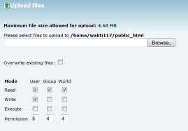 Gambar 4.87 Halaman Upload File 4. Ekstrak file.zip tersebut, setelah diekstrak file.zip sudah dapat dihapus. 5.