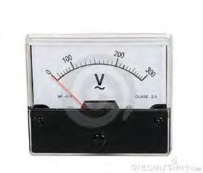 2.7.2 Volt-meter Sesuai namanya, Volt-meter berfungsi sebagai pengukur besarnya tegangan