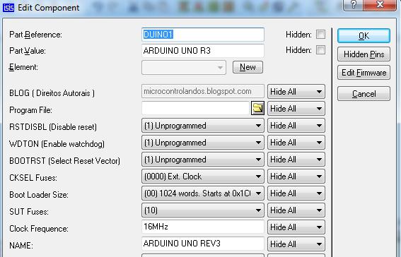 Arduino IDE Sketch yang ditulis di Arduino IDE tidak dapat dibaca oleh proteus sehingga sketch yang dibuat harus dirubah ke bentuk file *.HEX atau *.ELF.