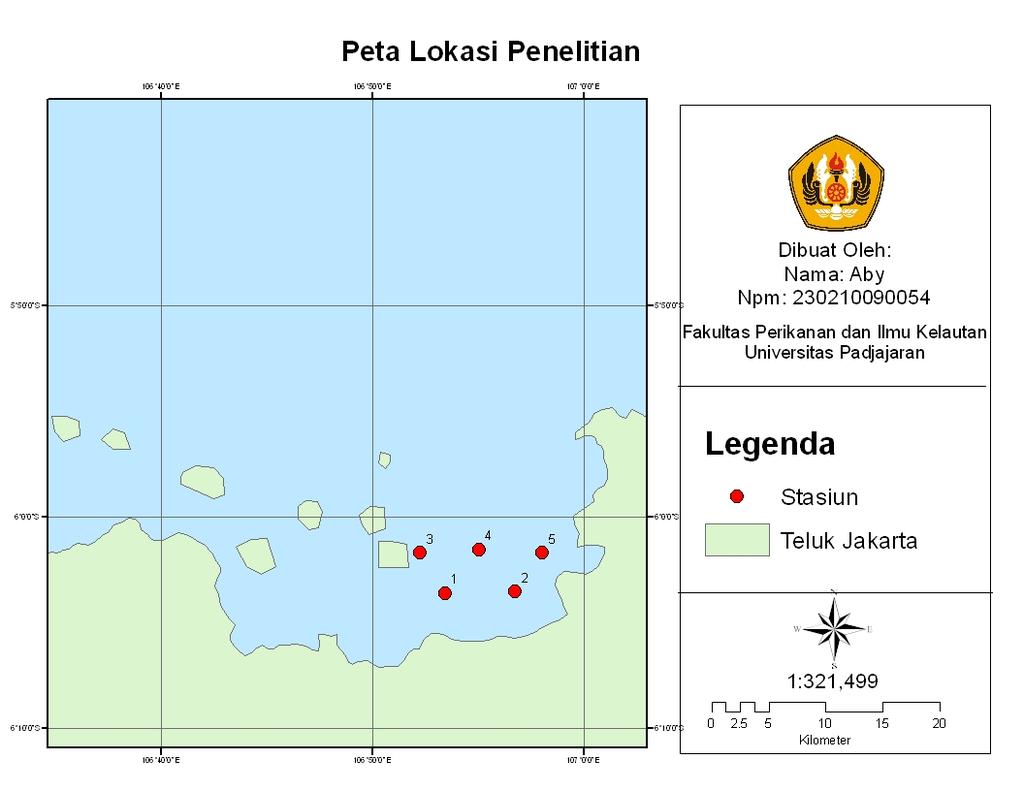 BAB III METODELOGI PENELITIAN 3.1 Lokasi dan Waktu Penelitian Penelitian dilakukan di perairan lokasi budidaya kerang hijau (Perna viridis) Perairan Pantai Cilincing, Jakarta Utara.