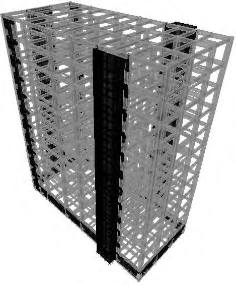 7 Balok Penggantung Lift Data-data perancangan penulangan BP Lift : 600 Balok Penggantung Lift : b = 40mm h = 600 mm Tebal selimut beton : 40 mm Diameter tulangan utama : D mm Diameter tulangan