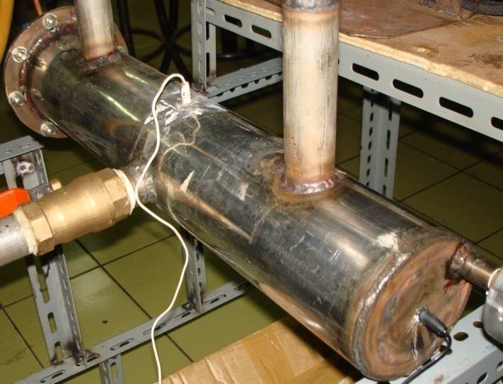 Rancangan evaporator lama Untuk meminimalisir kemungkinan kebocoran yang dihasilkan dari sambungan-sambungan las pada komponen ini, maka