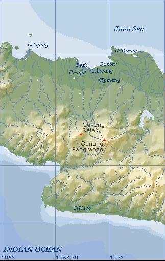 Microsoft encarta 2008 Ekosistem wilayah laut Jakarta dipengaruhi tiga sungai besar: Ciliwung, Cisadane dan Citarum; Aliran sungai mengangkut: buangan rumah tangga limbah industri limbah pertanian.