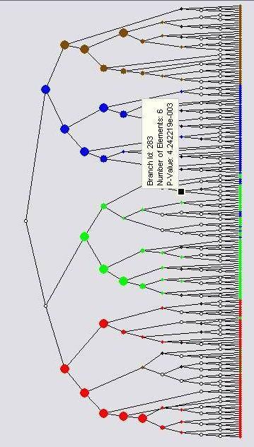 PENERAPAN ALGORITMA Algoritma divide and conquer dapat diterapkan untuk melakukan clustering dan menghasilkan hasil yang hirarki dari cluster tersebut namun bukan hierarchical clustering.