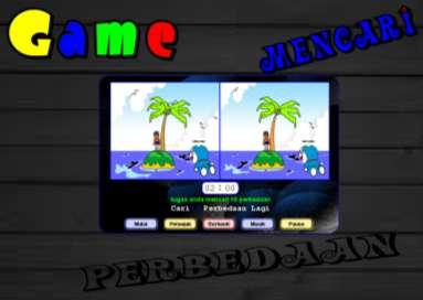 Gambar diatas merupakan objek gambar tampilan utama pada level 1, pada level ini pemain bertugas untuk mencari 5 perbedaan