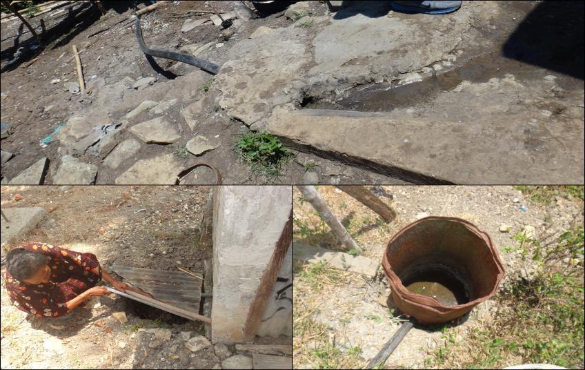 Pilar 5 : Pengamanan Limbah Cair RT Air limbah tidak tergenang di