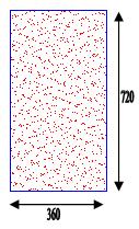 b = 40 cm Gambar 4.3 Area plat terluas ln = luas bentang ter panjang - 0,5 x b 0,5 x b ln = 720 ( 0,5 x 40 ) ( 0,5 x 40 ) ln = 720 20 20 ln = 680 cm β = = 680/360 = 1,8 < 2 Dari persamaan 2.