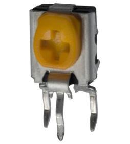 Trimpot Trimpot adalah resistor yang nilai resistansinya dapat diubahubah dengan cara memutar porosnya dengan menggunakan
