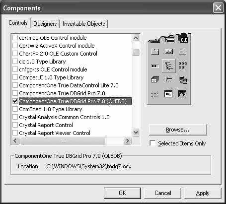 Mengenal TrueDbGrid Pada visual basic 6.0 telah tersedia Microsoft DataGrid, tetapi grid bawaan ini kadangkadang tidak memenuhi kebutuhan pemakai.