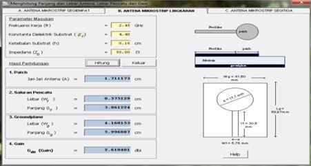 Flow Chart Kalkulator Antena Mikrostrip Patch Segitiga Sama Sisi 4.