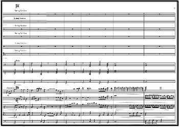 Transisi : Birama 11-15 Namun komposer disini menggunakan suasana minor harmonis memberikan kesan gelap untuk membawa penikmat musik