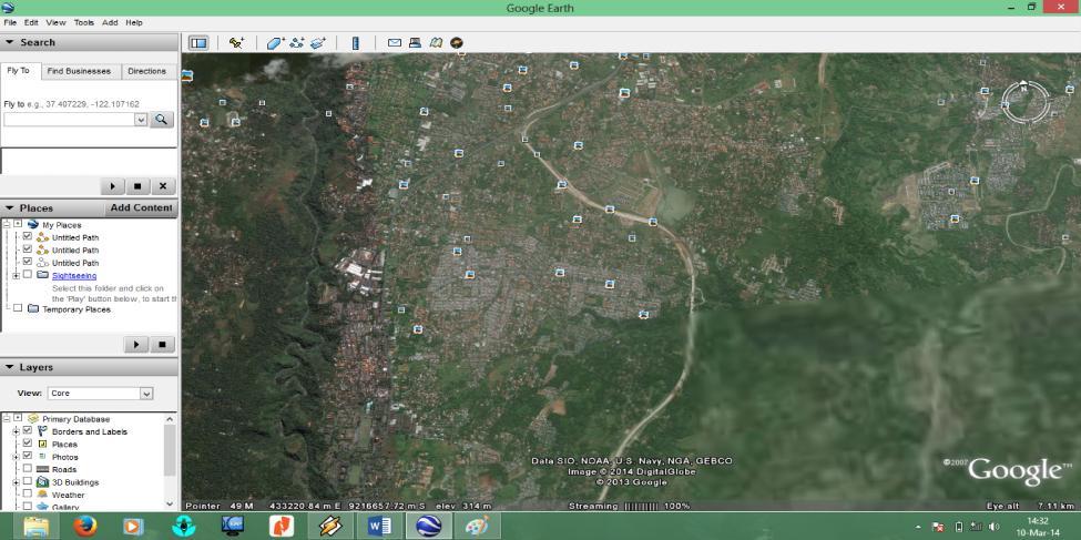 Titik Atas Google Earth Titik Bawah Google Earth Gambar Posisi Nilai
