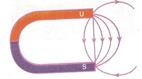 garis gaya magnet tersebut. Garis gaya magnet yang berbentuk lengkung atau berbentuk huruf U dapat digambarkan seperti pada Gambar 3.5 di bawah ini Gambar 3.