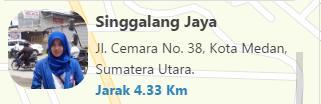 73 11 Singgalang Jaya 4.333 Km 12 Putra Jeumpa 4.520 Km 13 Singgalang Indah 4.770 Km 14 CV. Mitra Sejati 10.