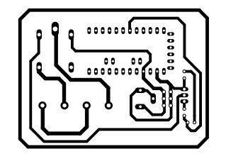 4 Bagian Belakang PCB Perancangan Keseluruhan Sistem 3.5.1 Perancangan Mikrokontroller Pada bagian prosses pengolahan data, data diolah menggunakan Arduino Pro Mini.