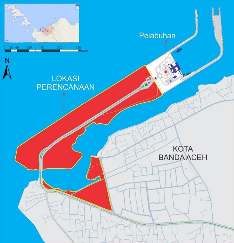 1.4.2 Ruang Lingkup Spasial Perencanaan pengembangan Meuraxa Recreational Waterfront merupakan perencanaan turunan dari beberapa rencana yang telah ditetapkan dalam RTRW Kota Banda Aceh Tahun