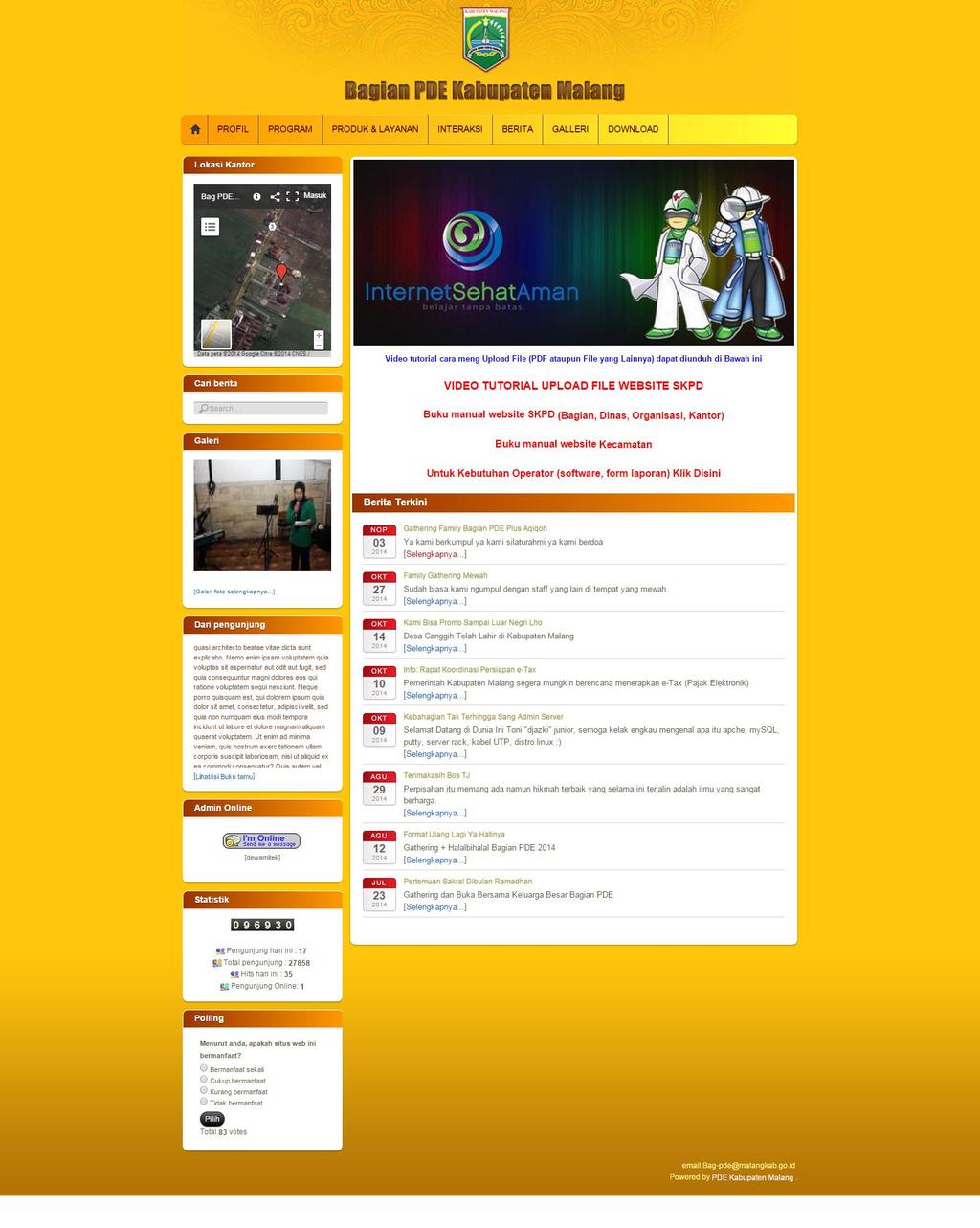 Header Website Lokasi