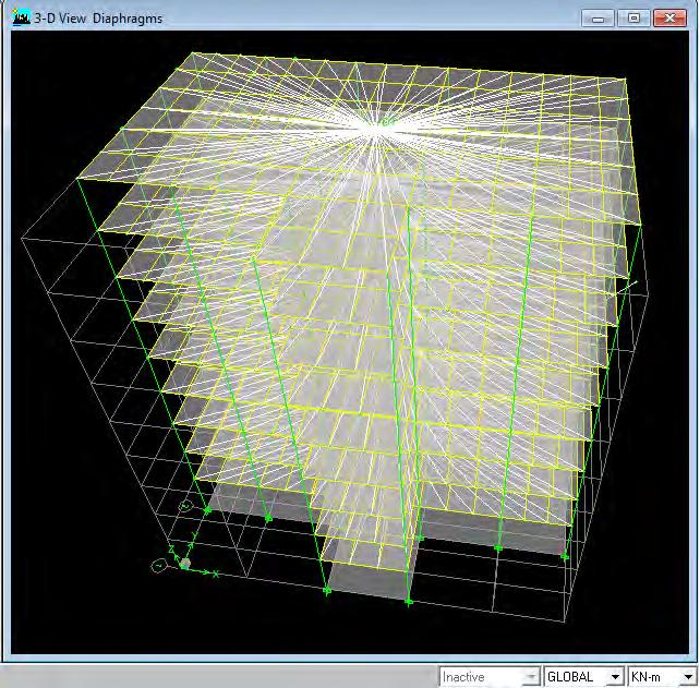 Gambar 4.47. Elemen plat lantai yang bekerja sebagai diafragma 4.3.
